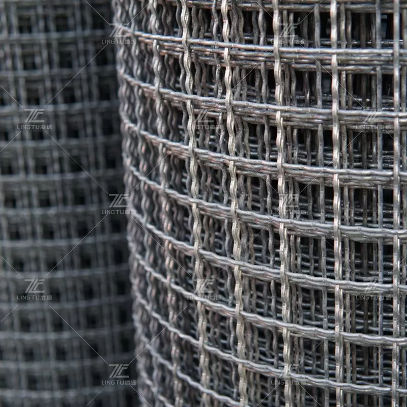 Crimped wire mesh